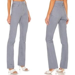 Slate Gray WEWOREWHAT Wide Leg Jeans